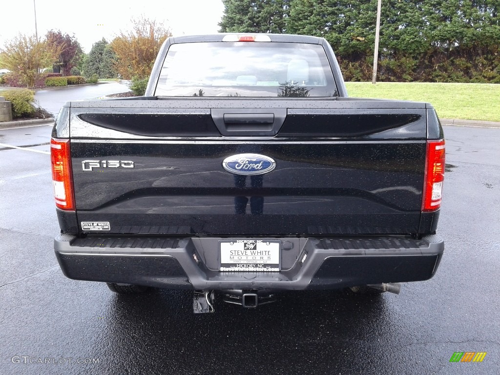 2016 F150 XL SuperCab 4x4 - Shadow Black / Medium Earth Gray photo #7