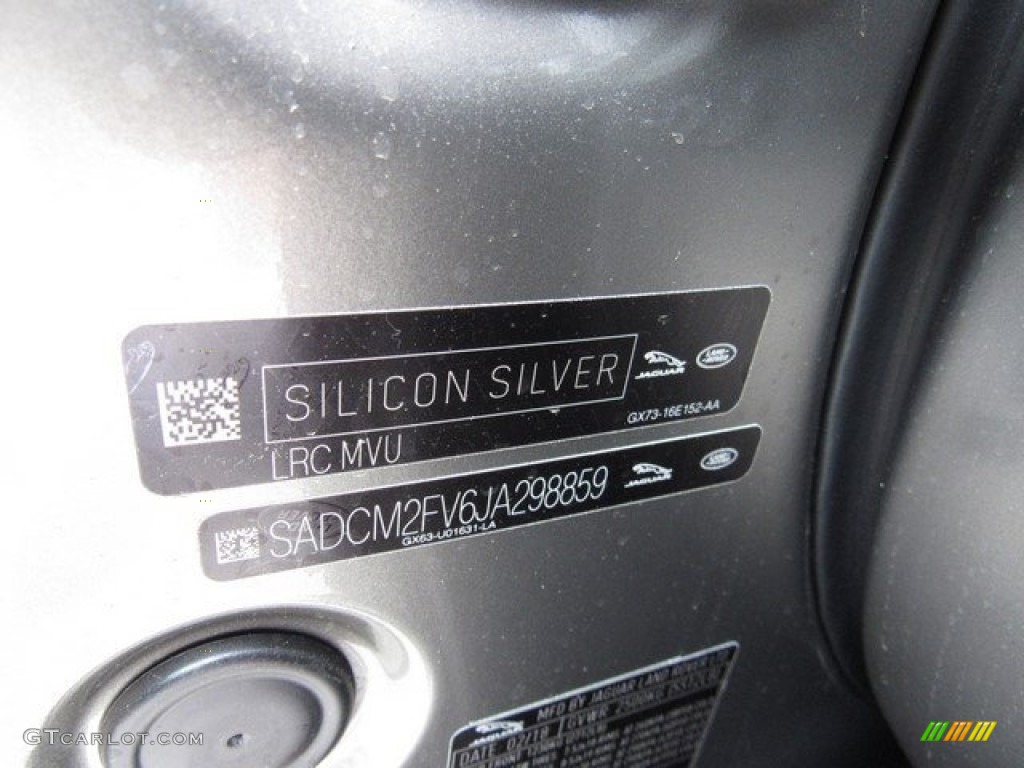 2018 F-PACE S AWD - Silicon Silver Metallic / Ebony photo #40