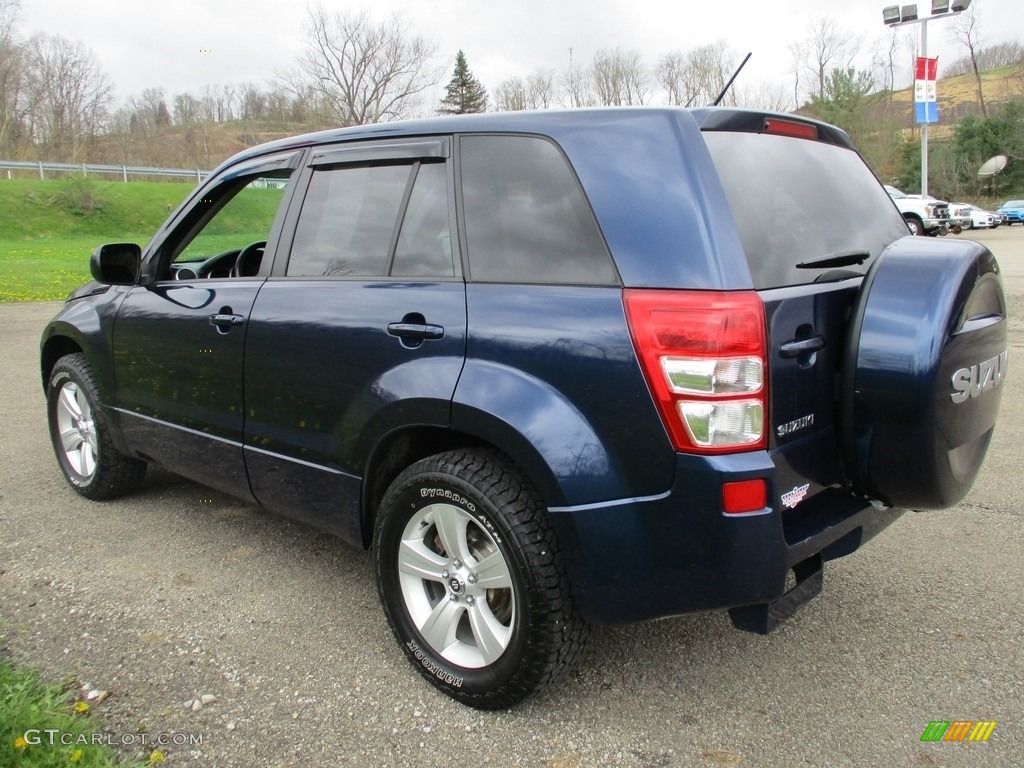 2010 Grand Vitara Premium 4x4 - Deep Sea Blue Metallic / Black photo #6