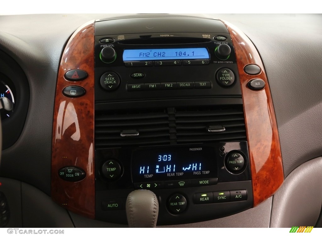 2009 Sienna XLE - Slate Metallic / Stone photo #10