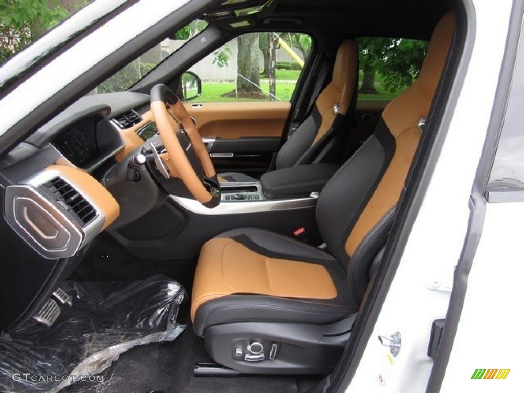 Ebony/Vintage Tan Interior 2018 Land Rover Range Rover Sport SVR Photo #126833888