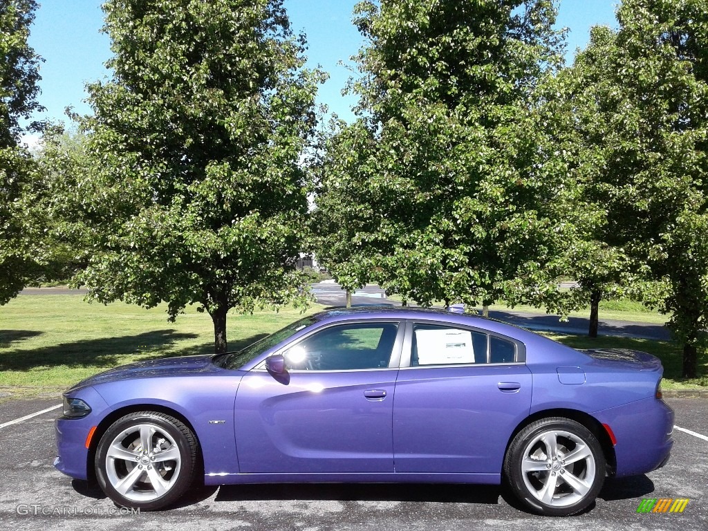 2018 Charger R/T - Plum Crazy Pearl / Black photo #1