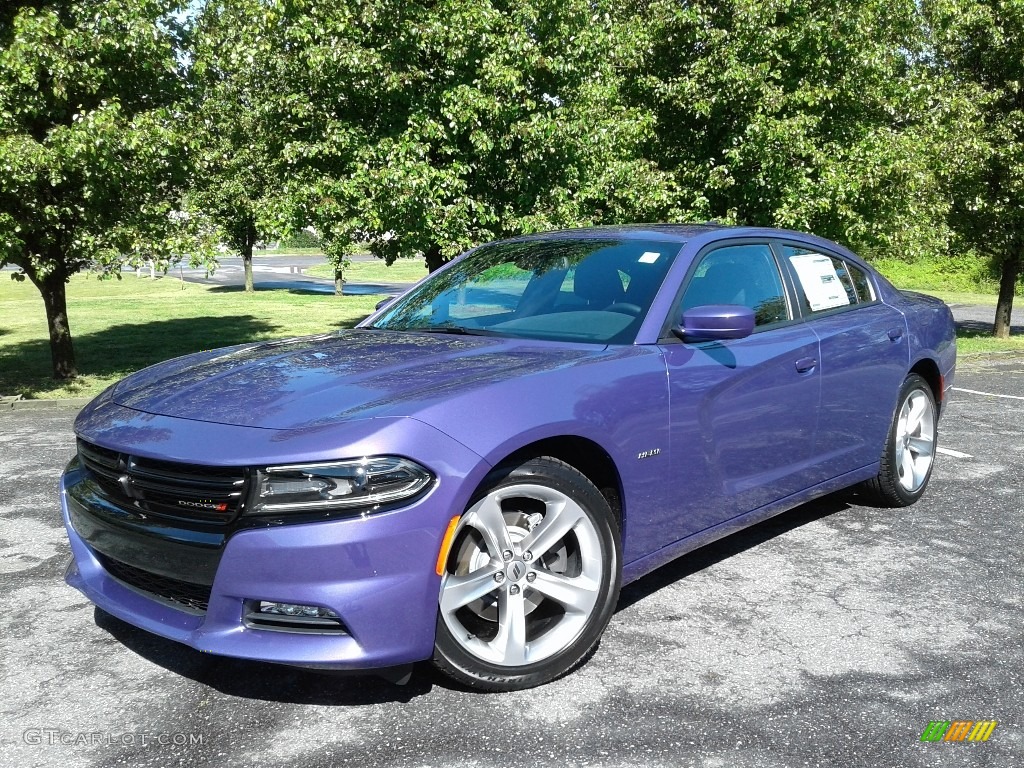 Plum Crazy Pearl 2018 Dodge Charger R/T Exterior Photo #126833924