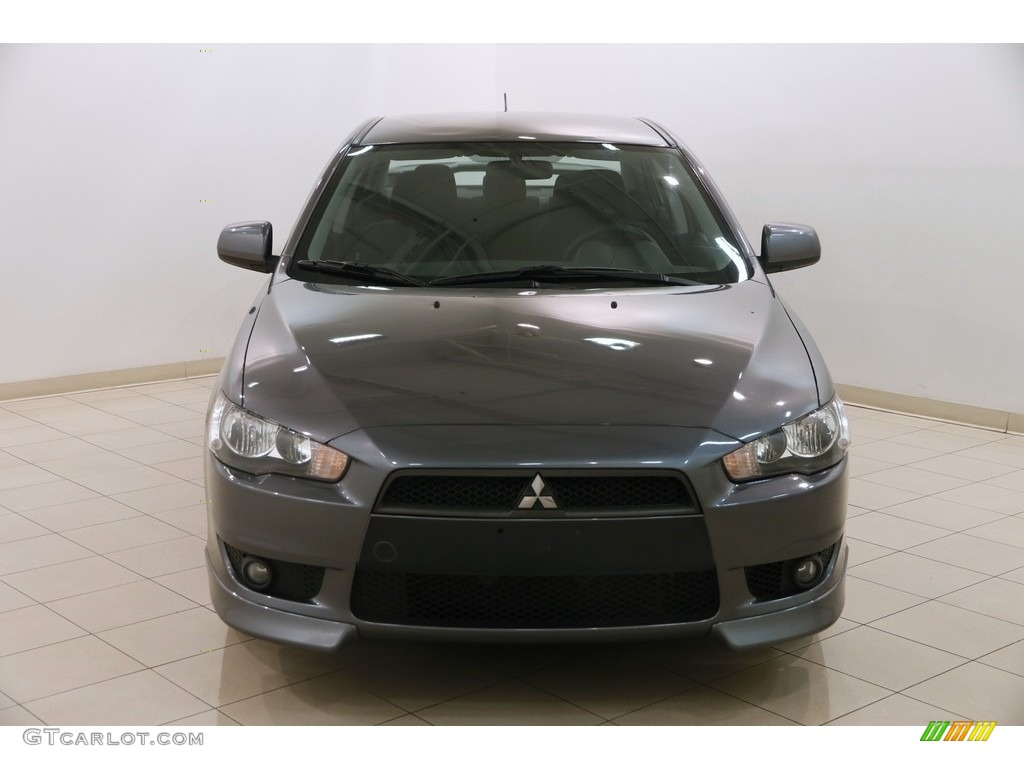 2011 Lancer ES - Graphite Gray Pearl / Black photo #2