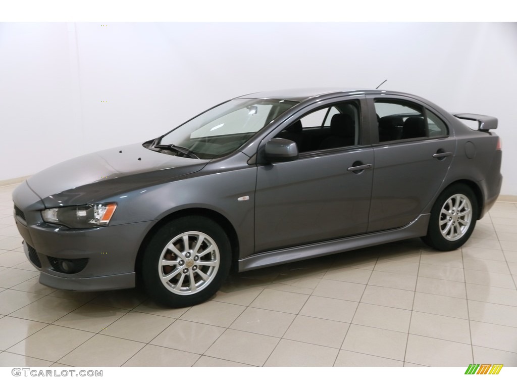 2011 Lancer ES - Graphite Gray Pearl / Black photo #3