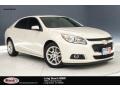 White Diamond Tricoat 2014 Chevrolet Malibu LT