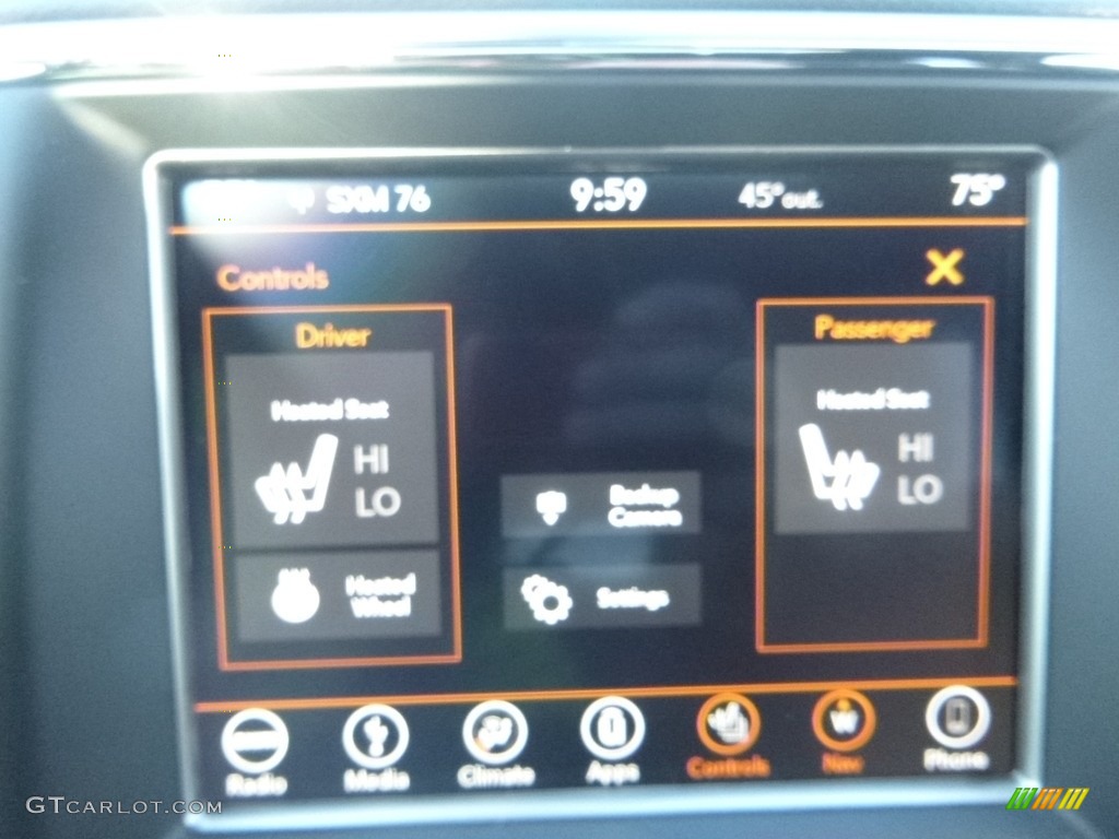 2018 Grand Cherokee Laredo 4x4 - Rhino / Black photo #20