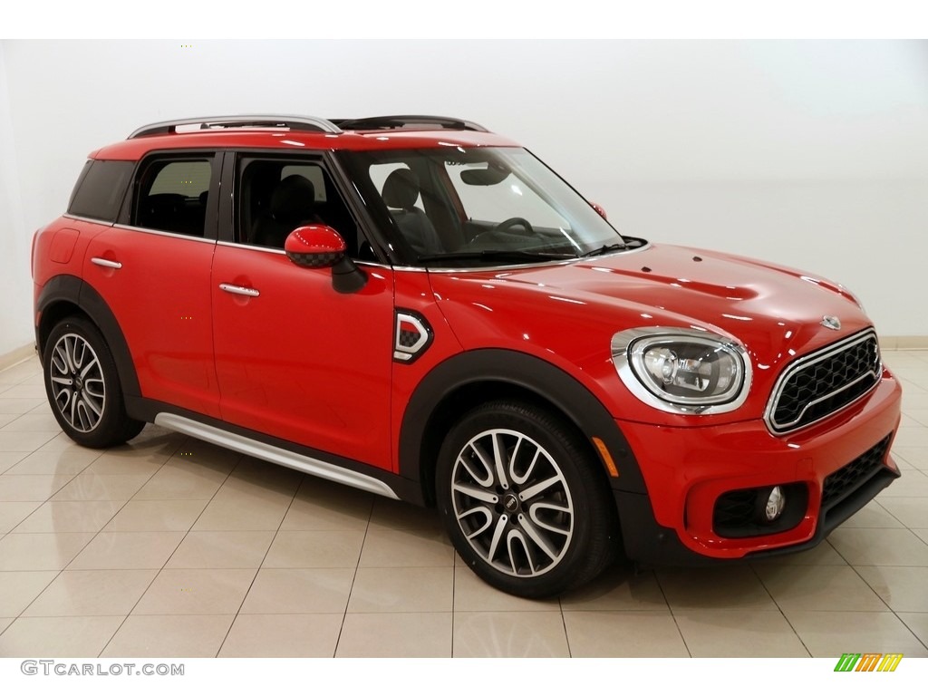 2017 Countryman Cooper S ALL4 - Chili Red / Carbon Black photo #1