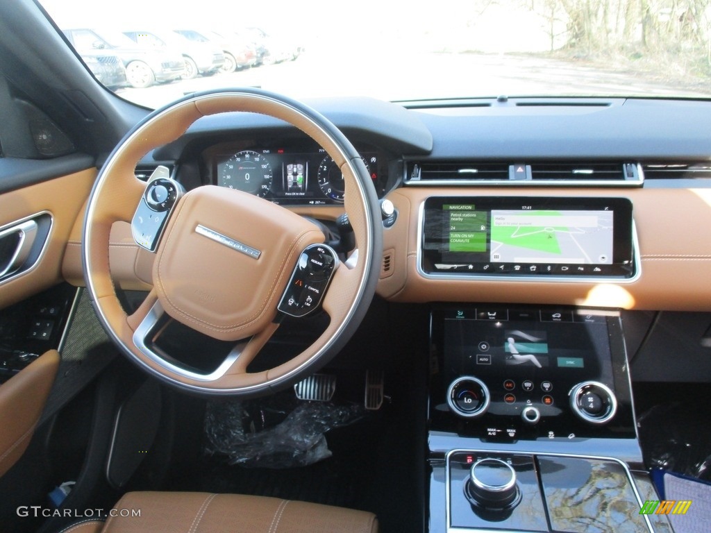 2018 Land Rover Range Rover Velar R Dynamic SE Tan/Ebony Dashboard Photo #126839956