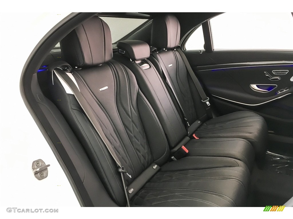 Black Interior 2018 Mercedes-Benz S AMG 63 4Matic Sedan Photo #126840449