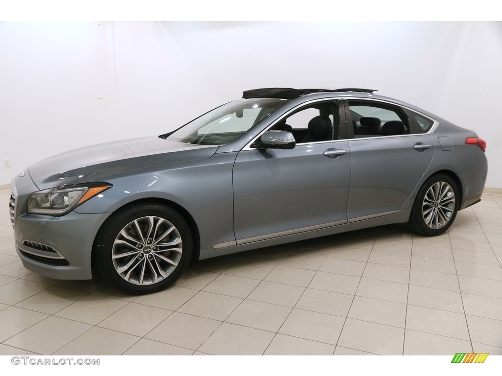 2015 Genesis 3.8 Sedan - Parisian Gray / Black photo #3