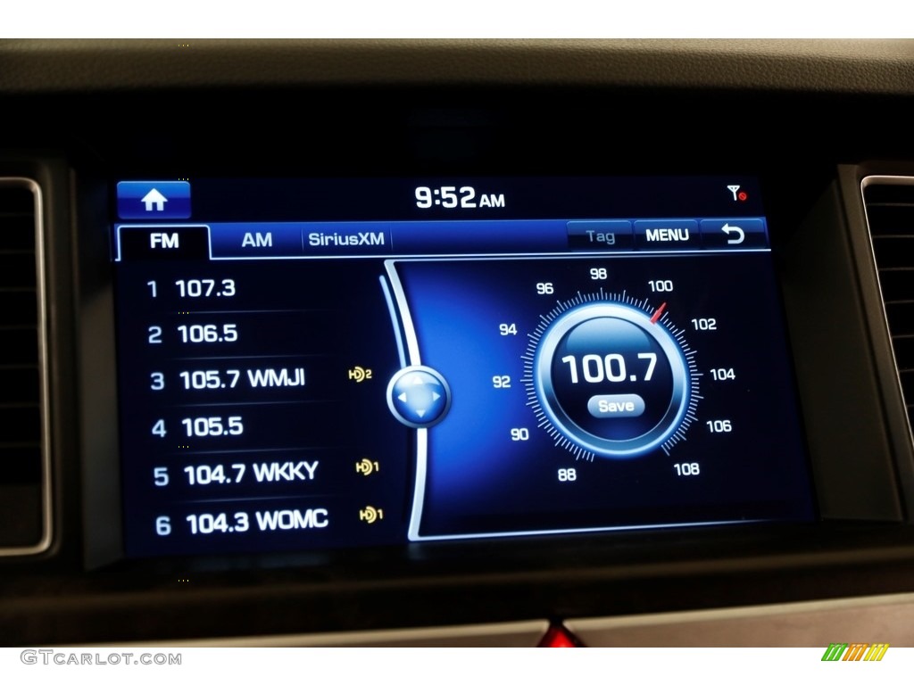 2015 Genesis 3.8 Sedan - Parisian Gray / Black photo #14