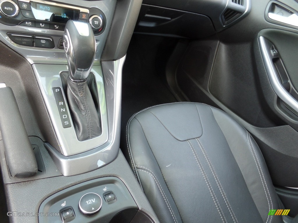 2014 Focus Titanium Sedan - White Platinum / Charcoal Black photo #19