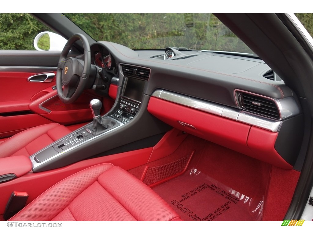 2016 911 Carrera S Cabriolet - Carrara White Metallic / Black/Garnet Red photo #19