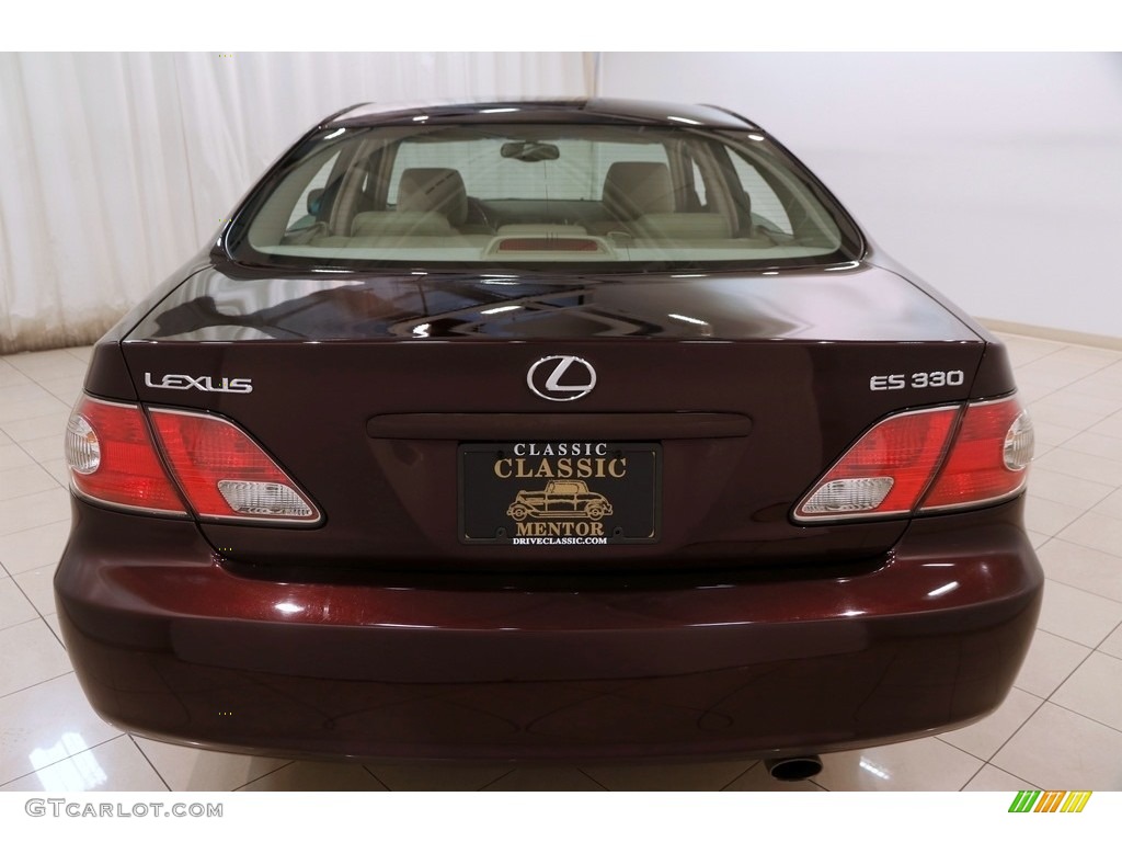 2004 ES 330 - Black Garnet Pearl / Ivory photo #20