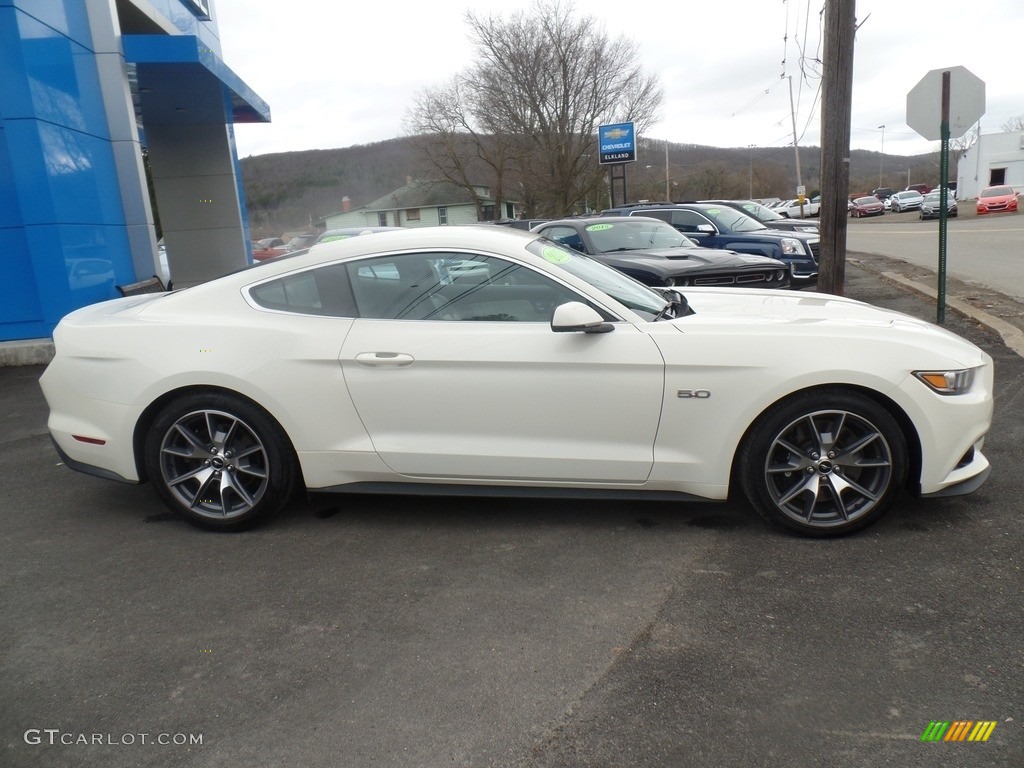 2015 Mustang 50th Anniversary GT Coupe - 50th Anniversary Wimbledon White / 50th Anniversary Cashmere photo #6