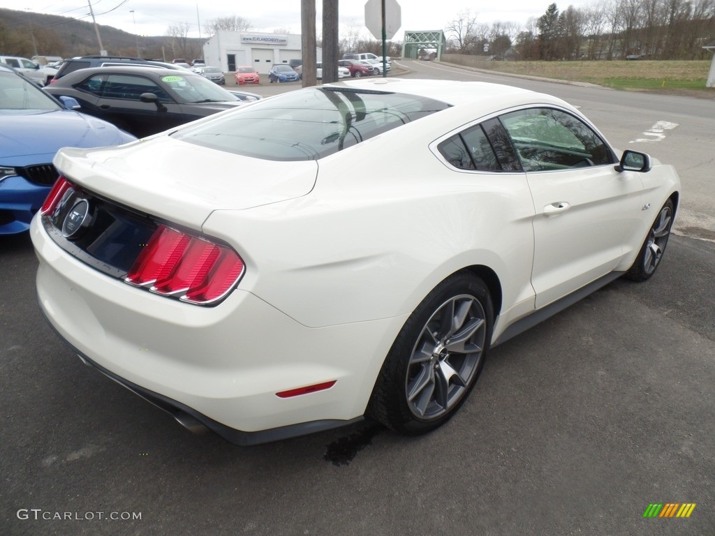 2015 Mustang 50th Anniversary GT Coupe - 50th Anniversary Wimbledon White / 50th Anniversary Cashmere photo #7