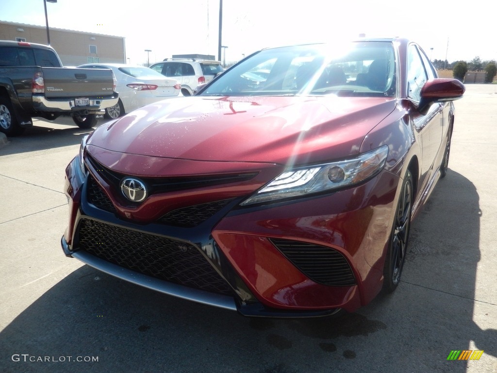 2018 Camry XSE V6 - Ruby Flare Pearl / Black photo #1