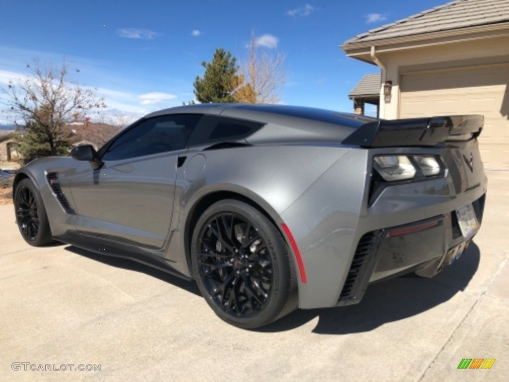 2016 Corvette Z06 Coupe - Shark Gray Metallic / Jet Black photo #2