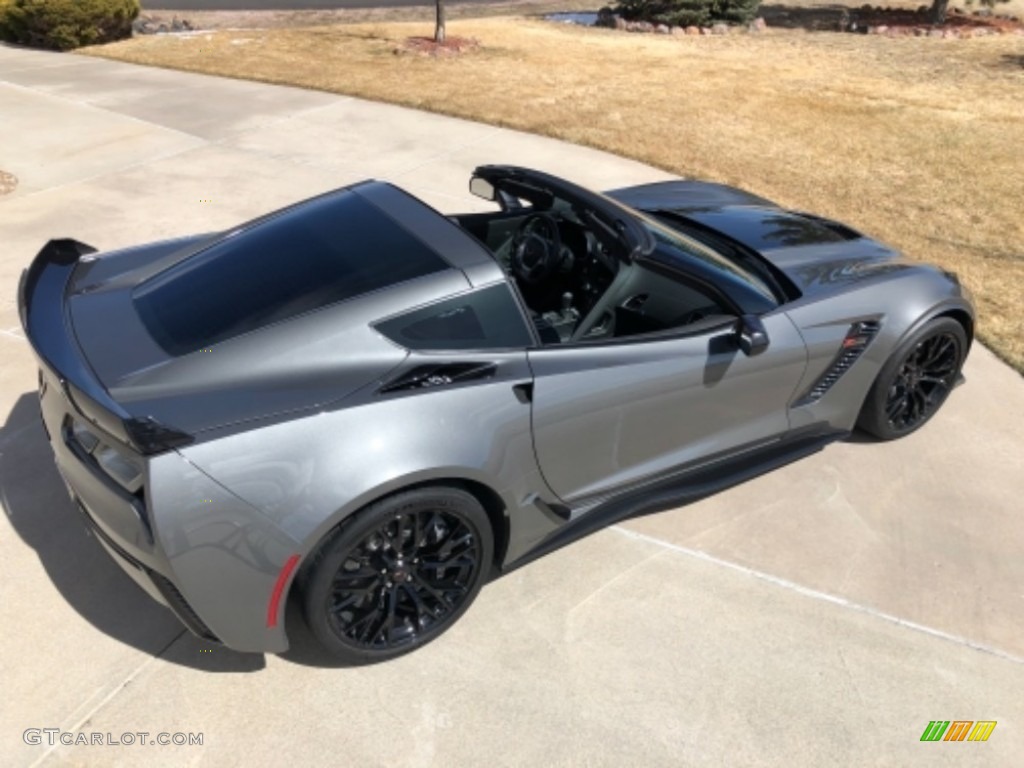 2016 Corvette Z06 Coupe - Shark Gray Metallic / Jet Black photo #3