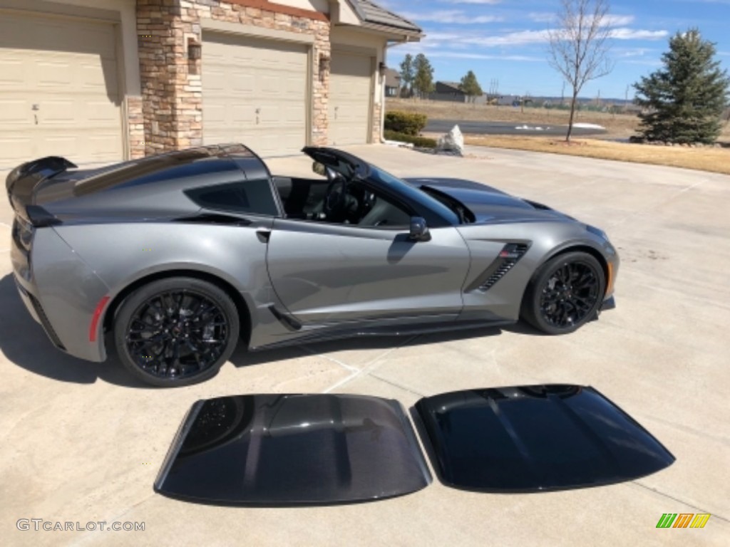 2016 Corvette Z06 Coupe - Shark Gray Metallic / Jet Black photo #8