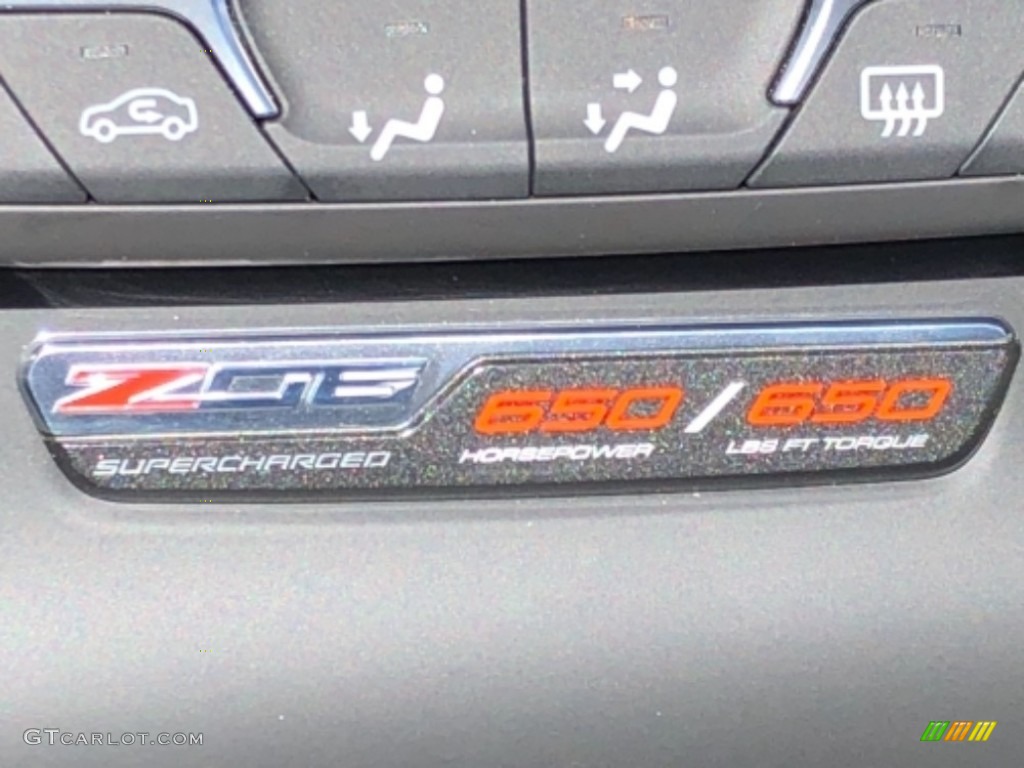 2016 Corvette Z06 Coupe - Shark Gray Metallic / Jet Black photo #14