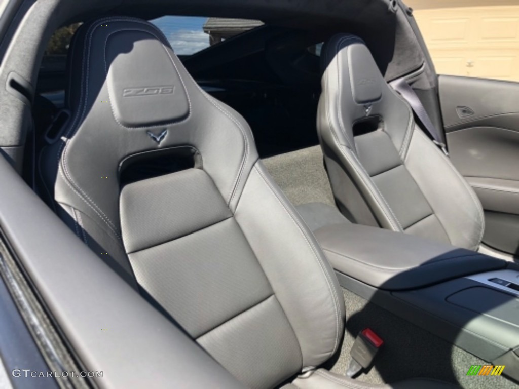 2016 Corvette Z06 Coupe - Shark Gray Metallic / Jet Black photo #16