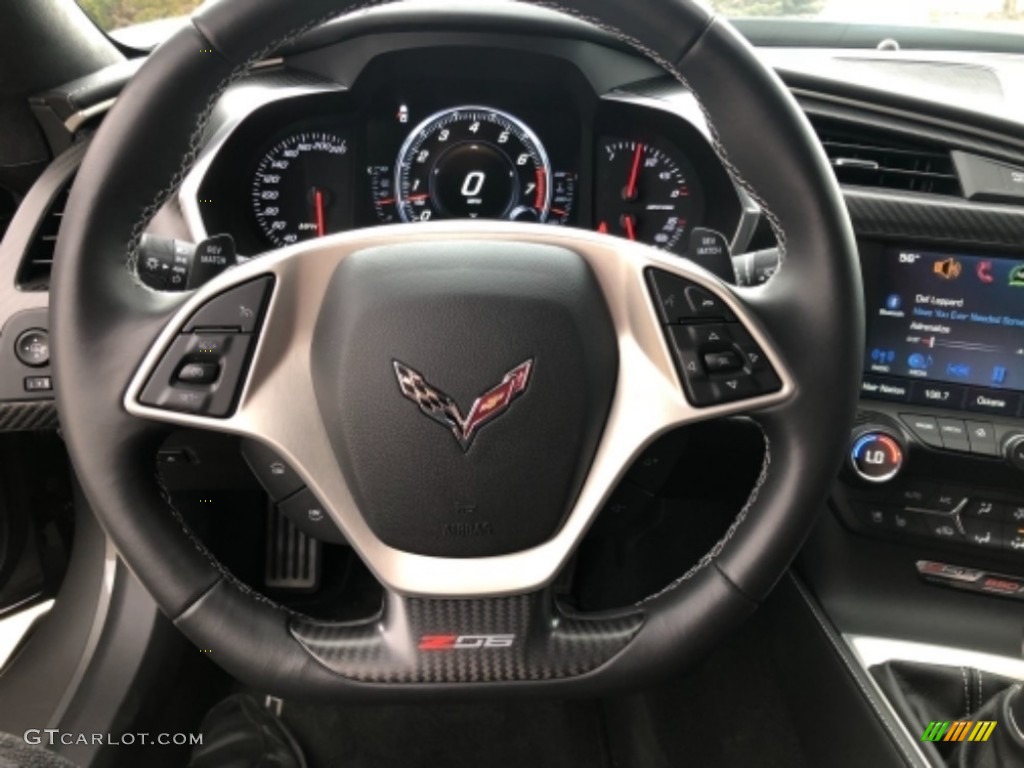 2016 Corvette Z06 Coupe - Shark Gray Metallic / Jet Black photo #17
