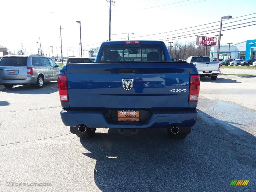 2014 1500 Express Regular Cab 4x4 - Blue Streak Pearl Coat / Black/Diesel Gray photo #7