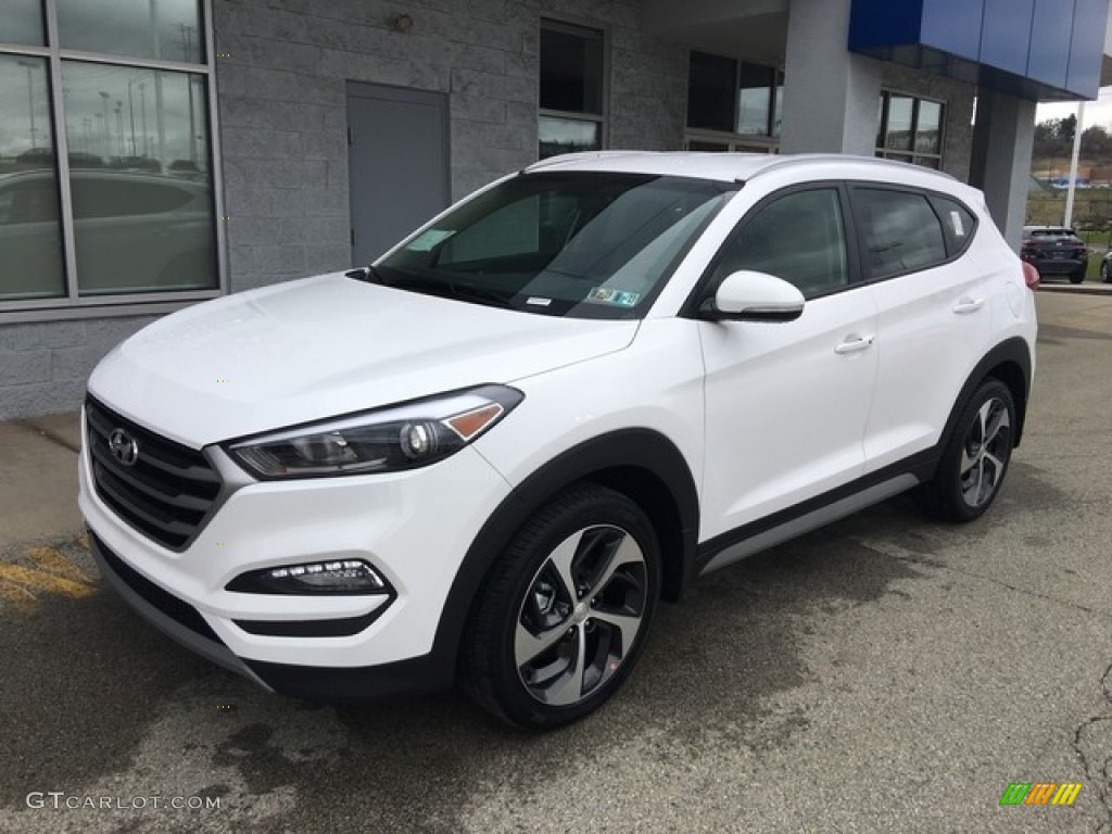 Dazzling White 2018 Hyundai Tucson Sport AWD Exterior Photo #126845894