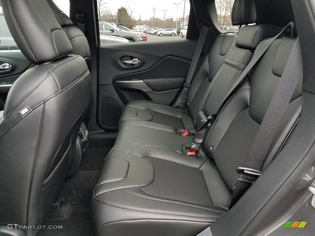 Black Interior 2019 Jeep Cherokee Latitude Plus 4x4 Photo #126846359