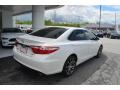 2015 Super White Toyota Camry SE  photo #3