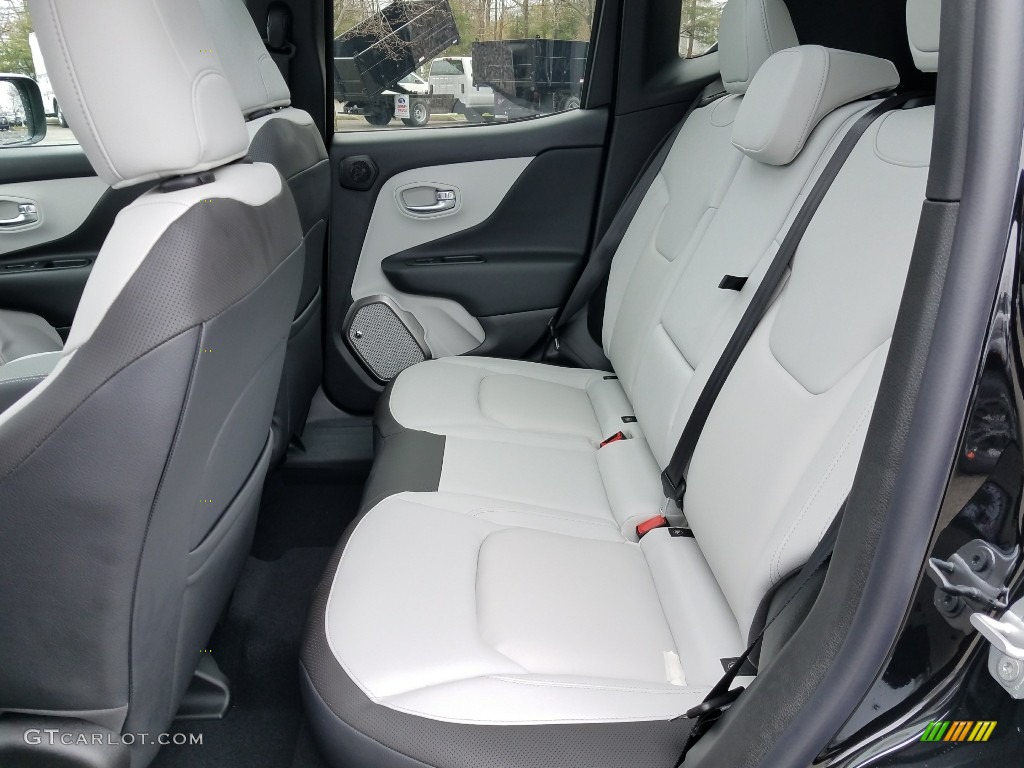 Black/Ski Grey Interior 2018 Jeep Renegade Limited 4x4 Photo #126849824