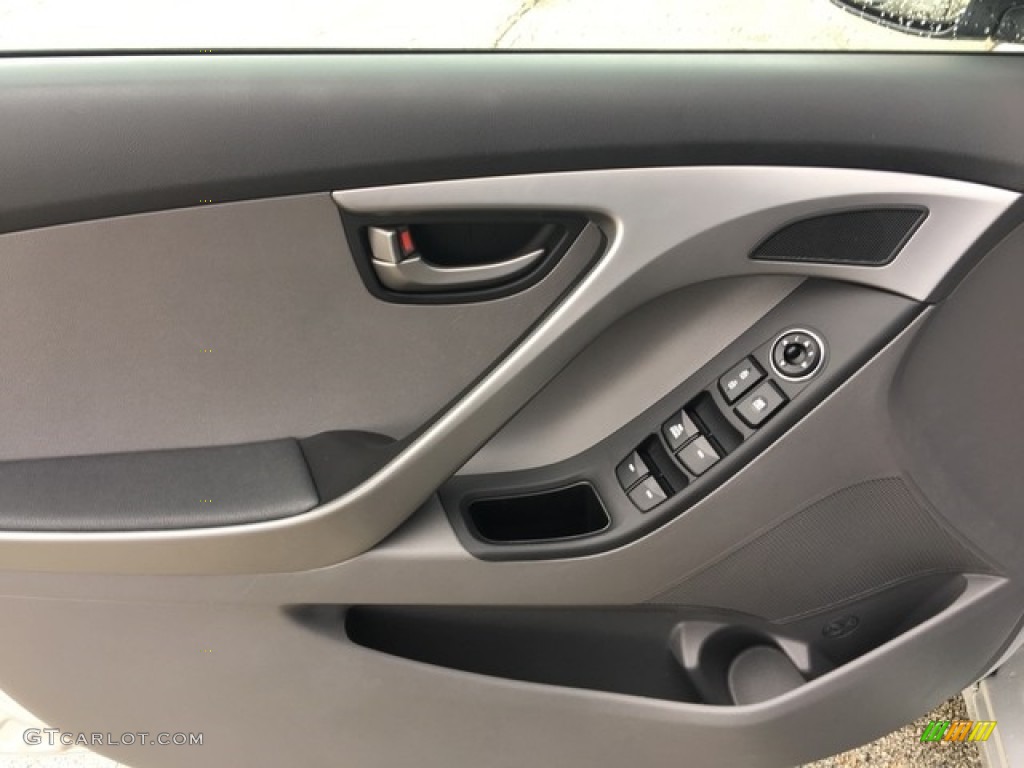 2015 Elantra SE Sedan - Shimmering Air Silver / Gray photo #10