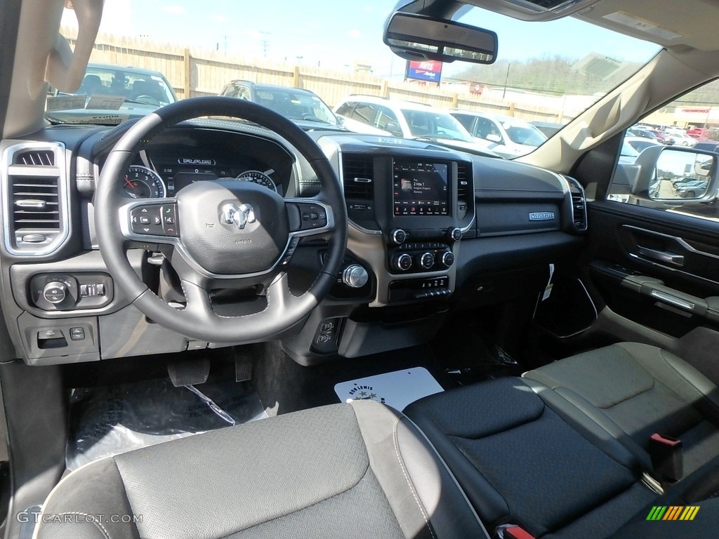 2019 Ram 1500 Laramie Crew Cab 4x4 Black Dashboard Photo #126853088
