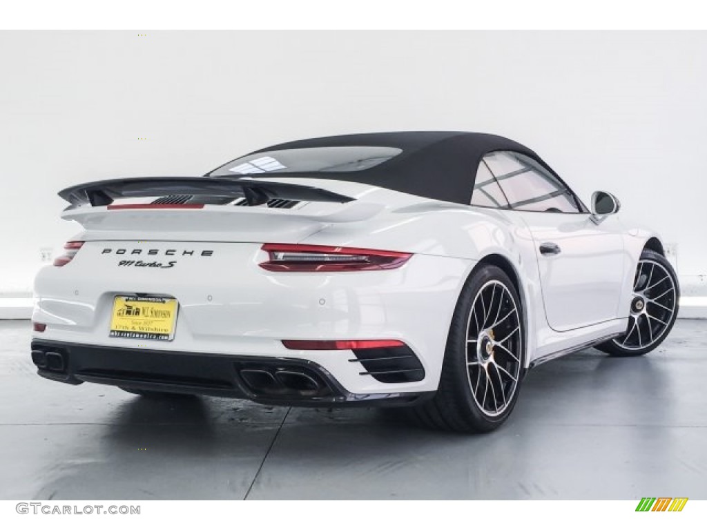 2017 911 Turbo S Cabriolet - White / Bordeaux Red photo #16