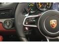 Bordeaux Red 2017 Porsche 911 Turbo S Cabriolet Steering Wheel