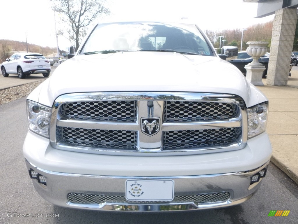 2009 Ram 1500 Laramie Crew Cab 4x4 - Stone White / Dark Slate Gray photo #4