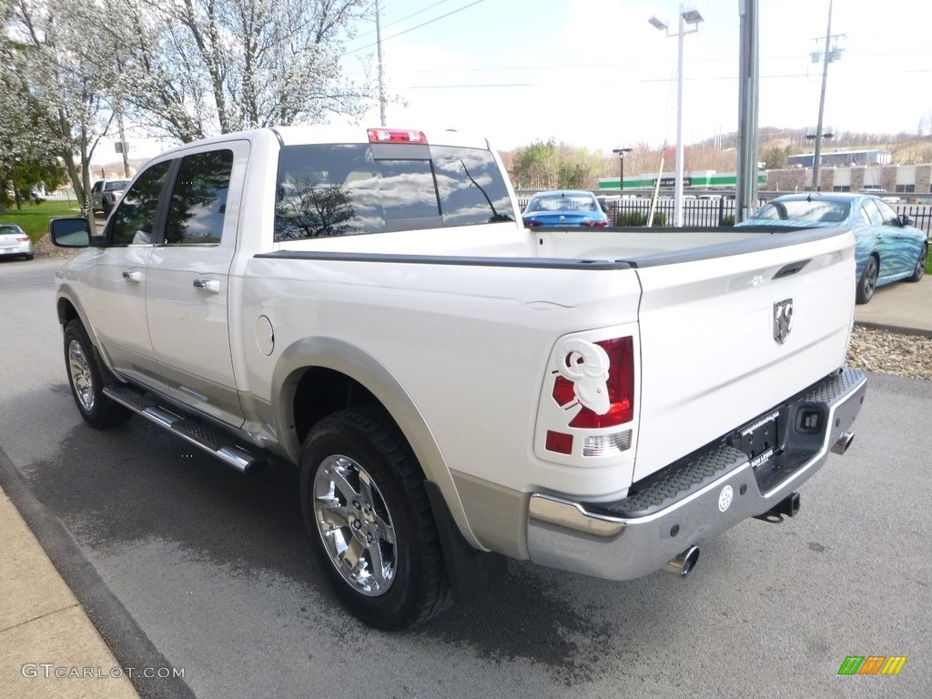 2009 Ram 1500 Laramie Crew Cab 4x4 - Stone White / Dark Slate Gray photo #7