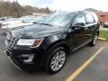 2017 Shadow Black Ford Explorer Limited 4WD  photo #1