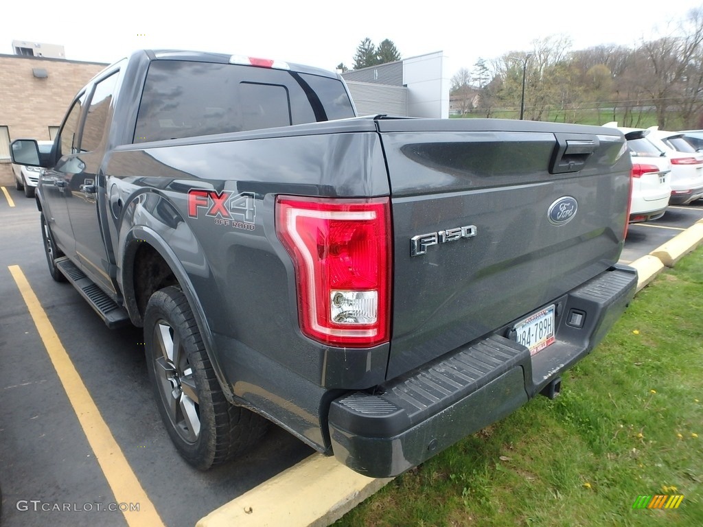 2017 F150 XLT SuperCrew 4x4 - Lithium Gray / Black photo #2