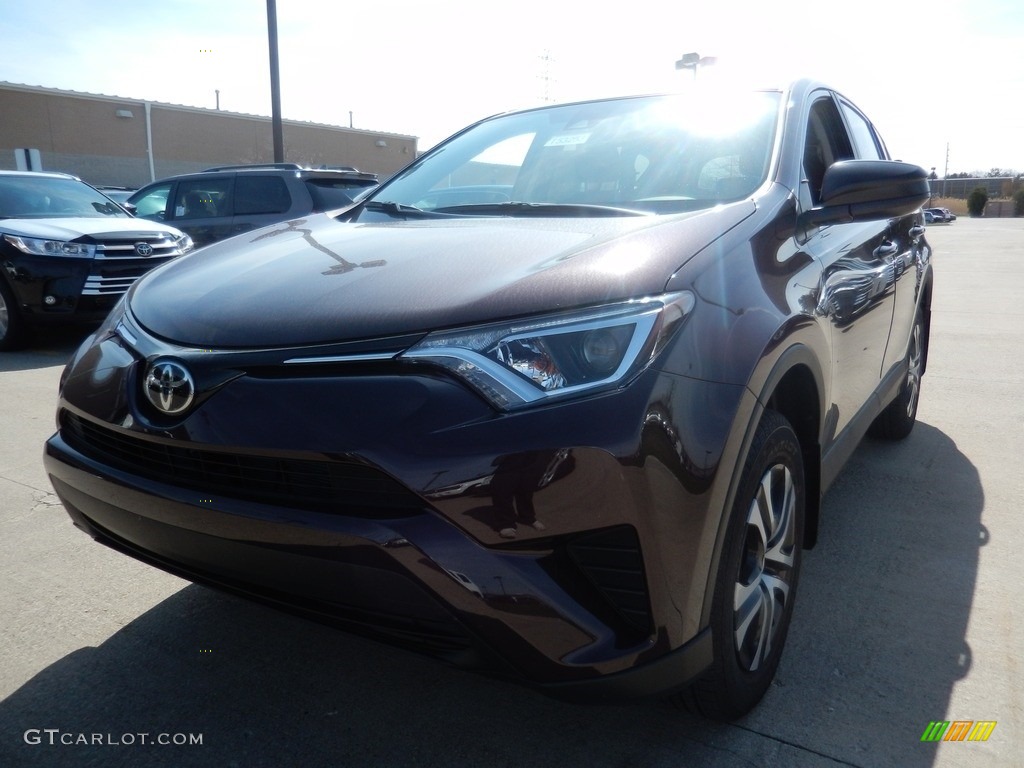 2018 RAV4 LE - Black / Black photo #1