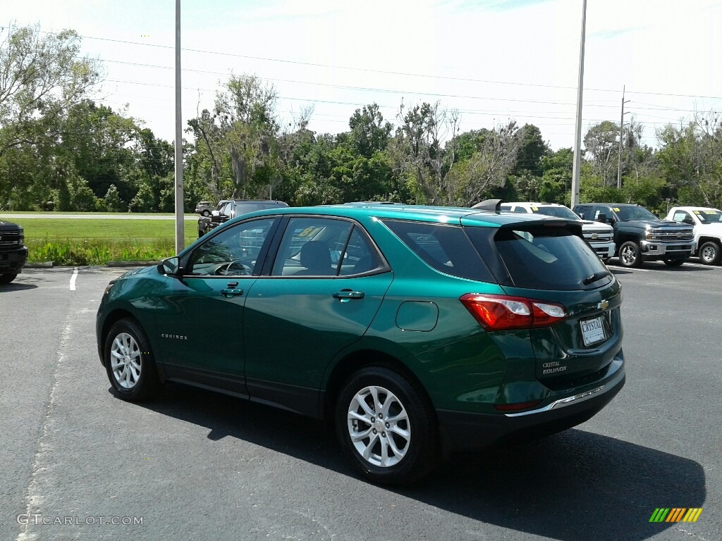 2018 Equinox LS - Ivy Metallic / Medium Ash Gray photo #3