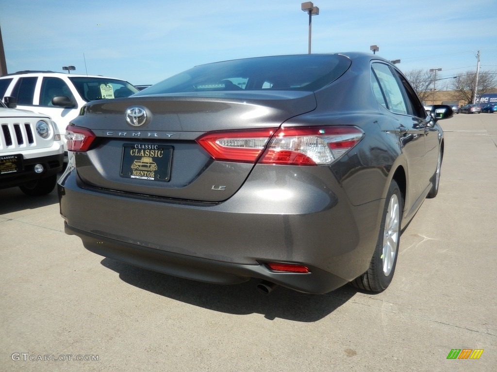 2018 Camry LE - Predawn Gray Mica / Ash photo #2