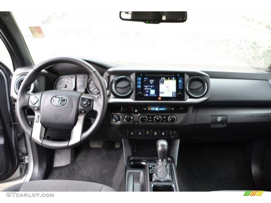 2017 Tacoma TRD Sport Double Cab 4x4 - Silver Sky Metallic / Cement Gray photo #13