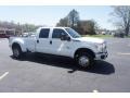 2011 Oxford White Ford F350 Super Duty XLT Crew Cab 4x4 Dually  photo #2