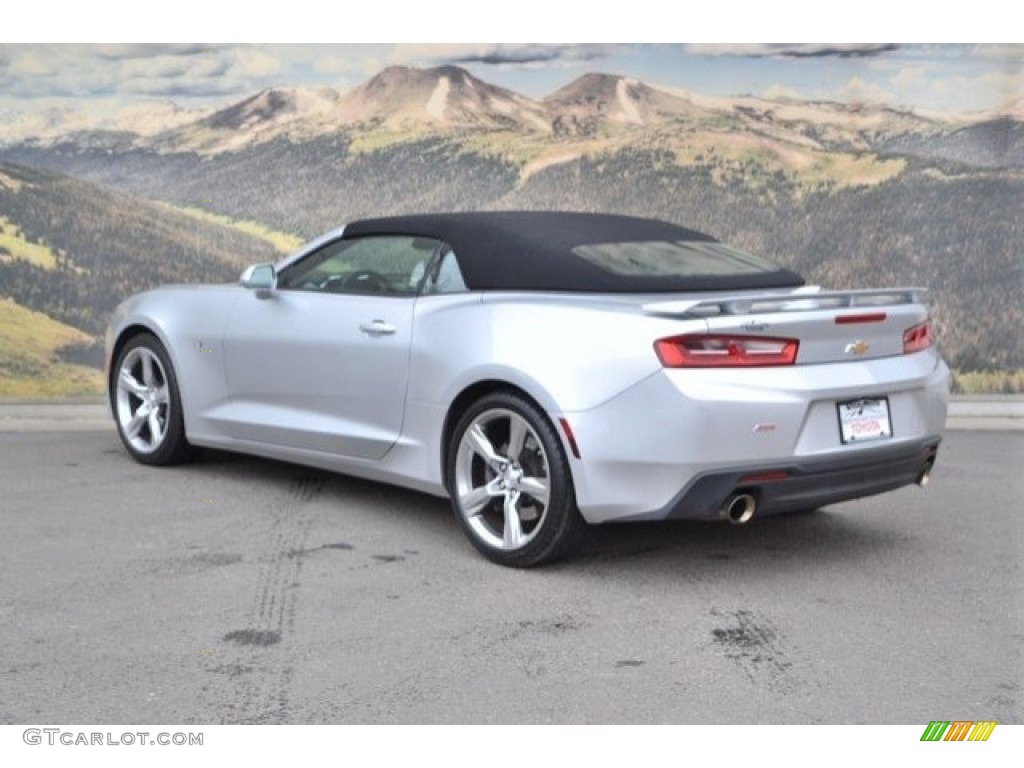 2017 Camaro SS Convertible - Silver Ice Metallic / Jet Black photo #7