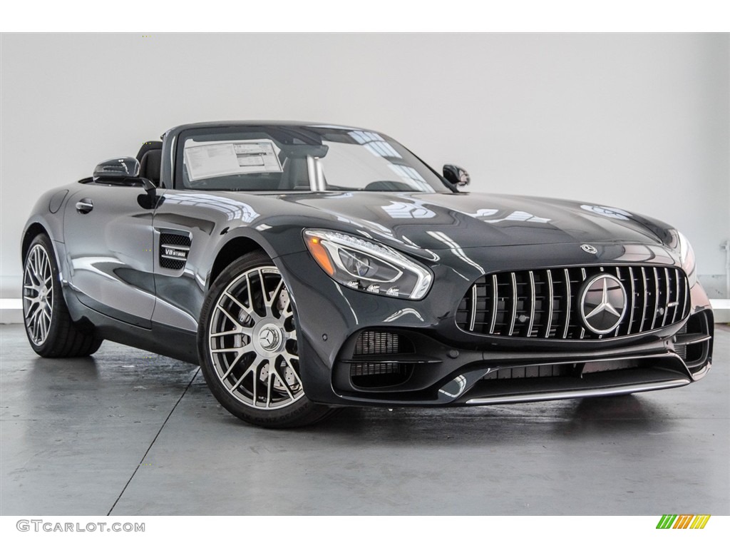 Magnetite Black Metallic 2018 Mercedes-Benz AMG GT Roadster Exterior Photo #126860998