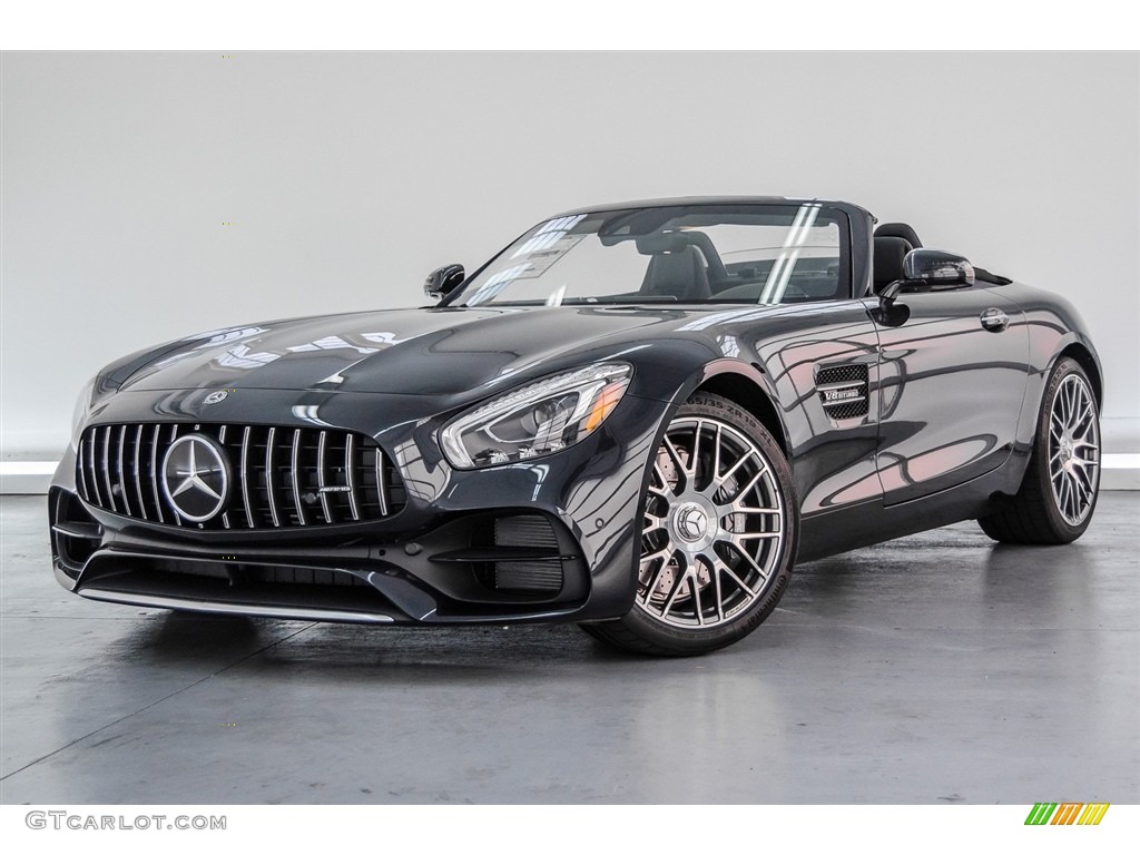 Magnetite Black Metallic 2018 Mercedes-Benz AMG GT Roadster Exterior Photo #126861121