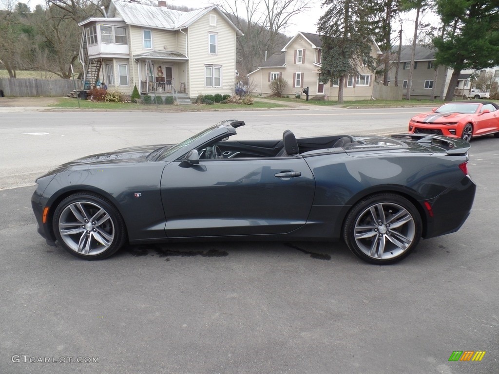 Nightfall Gray Metallic 2018 Chevrolet Camaro LT Convertible Exterior Photo #126862267